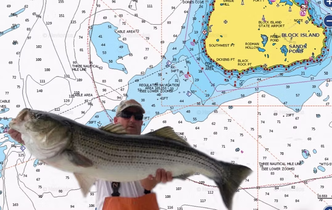 Captain Josh aboard a Rhode Island sport fishing boat